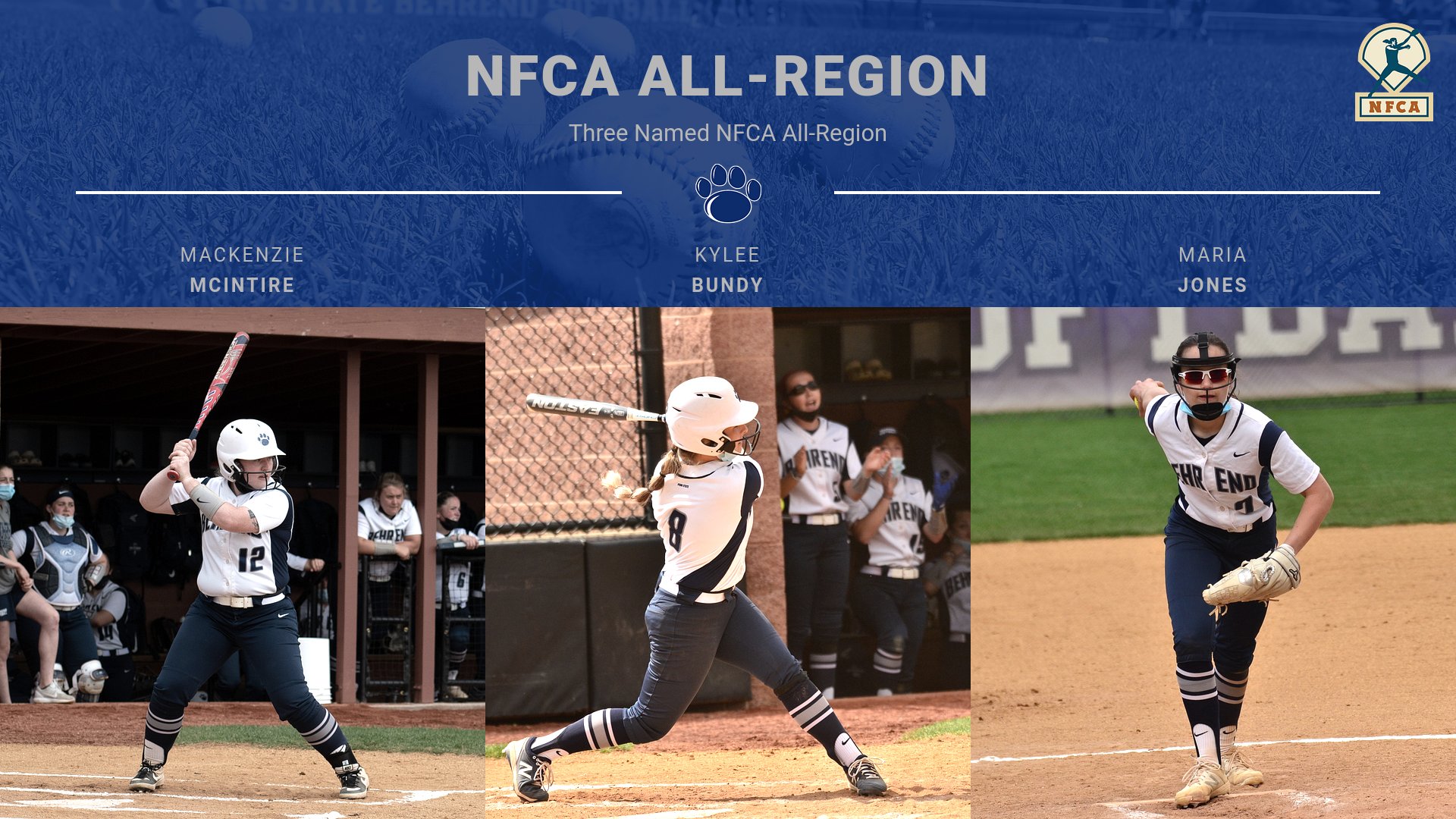 Three Named NFCA All-Region