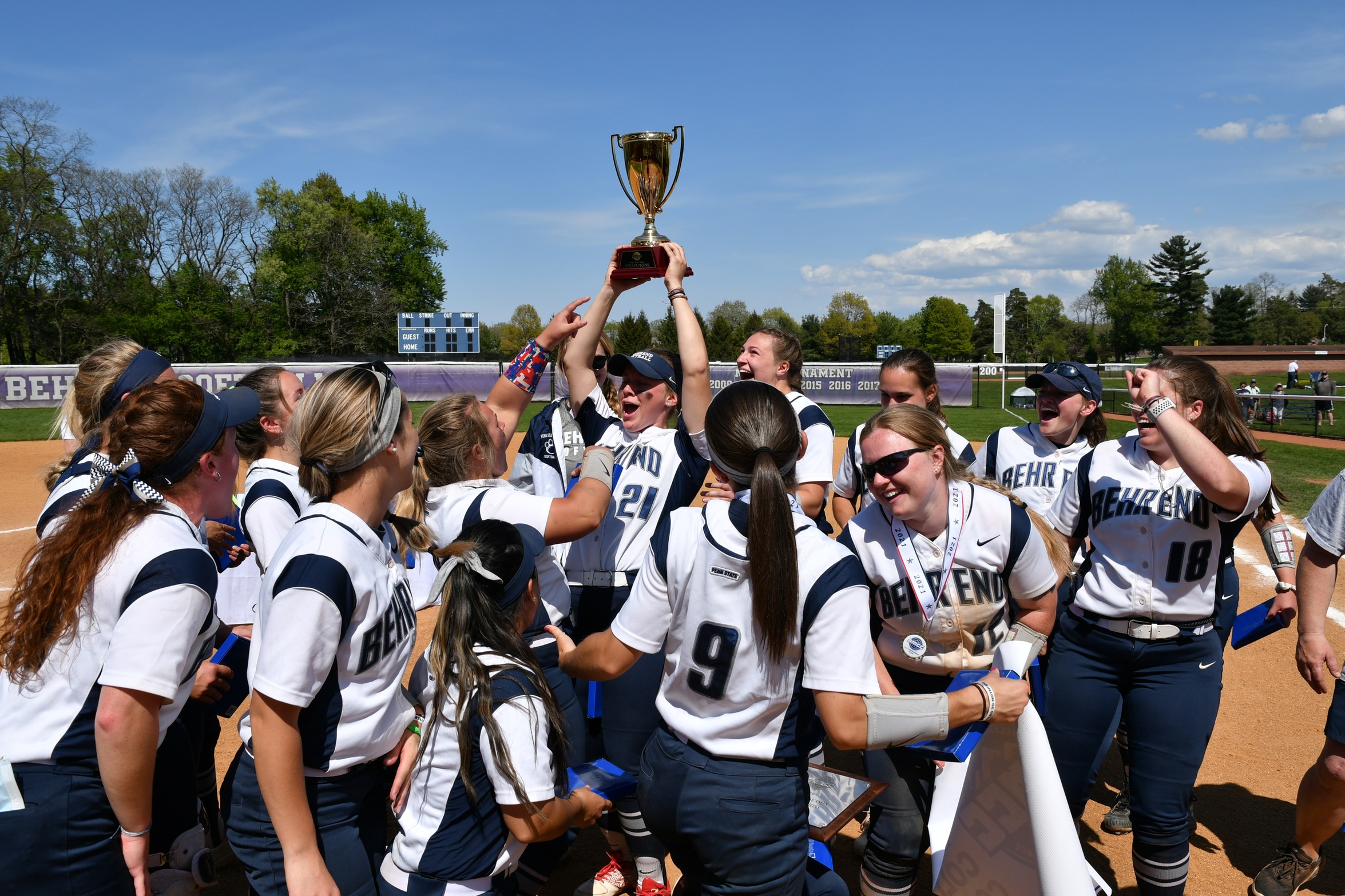 Softball Wins AMCC Championship; Lions Secure Ninth Conference Title
