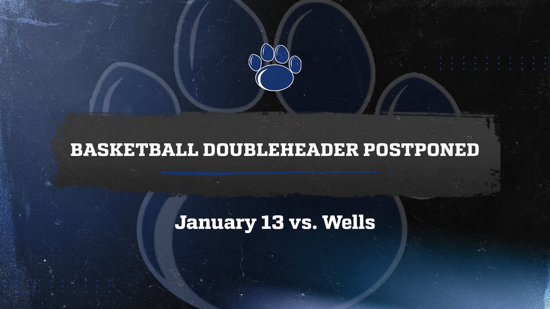 Basketball Doubleheader vs. Wells Postponed