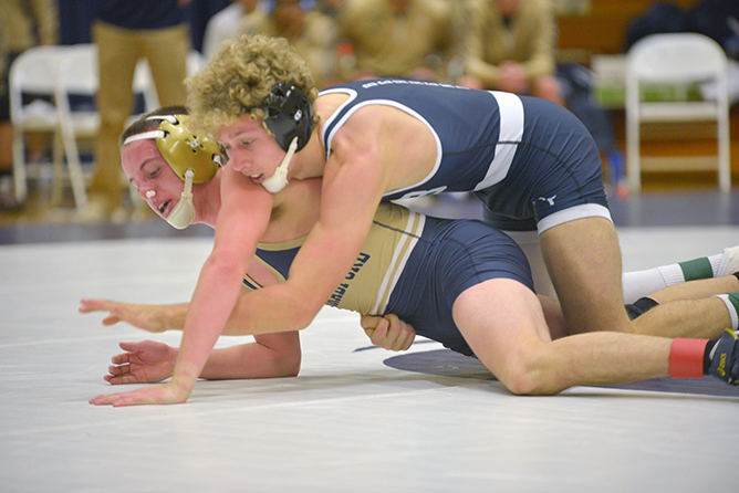 Behrend Wrestlers Compete in Four Dual Matches at Adrian