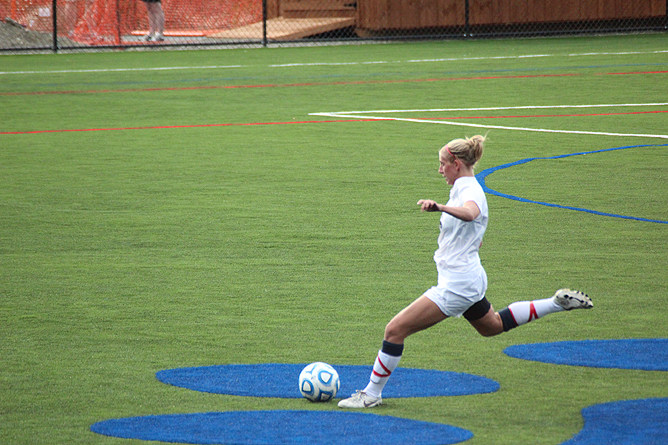 Wagner's Hat Trick Leads Lions Over Franciscan