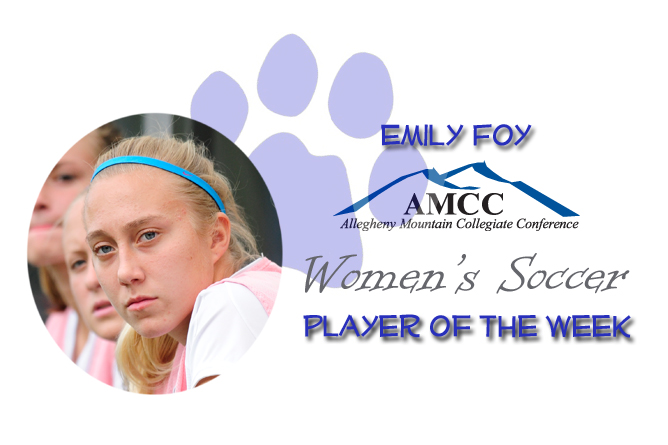 Foy Named AMCC Offensive Player of the Week