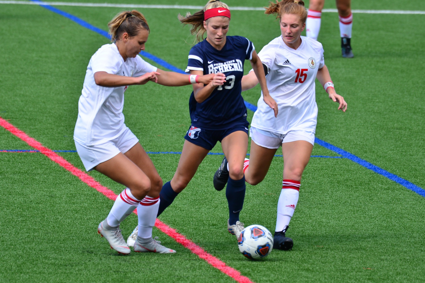 Strong Second Half Propels Women's Soccer Past Medaille