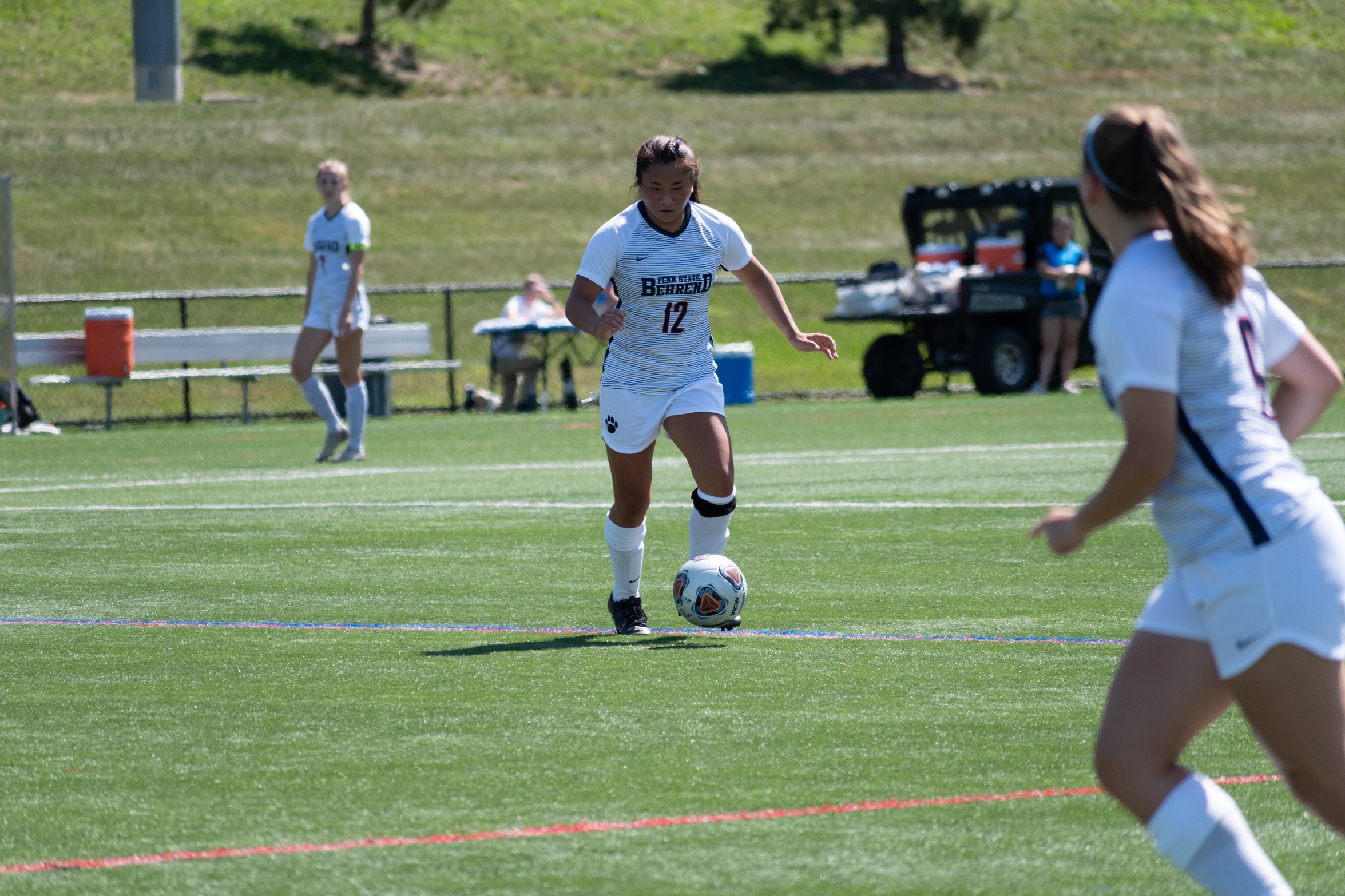Women's Soccer Falls to Trine at Buffalo State Tournament