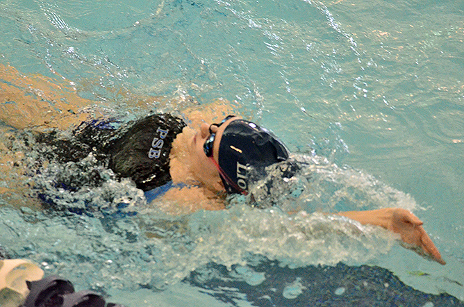 Women's Swimming and Diving Competes at Baldwin Wallace