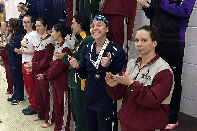 Women's Swimming and Diving Remain On Top