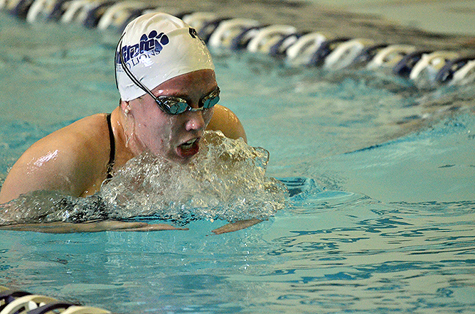 Women's Swimming and Diving Finish Day Two at Blue Devil Invite
