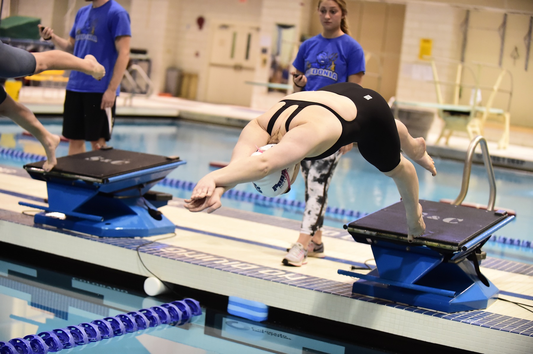 Women's Swimming Holds Two-Point Lead at AMCC Championships
