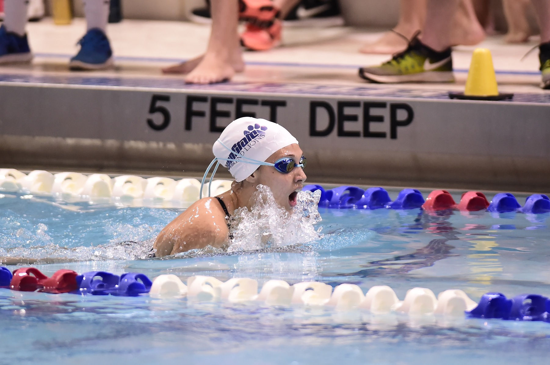 Lowery Paces Women's Swimming Against Malone