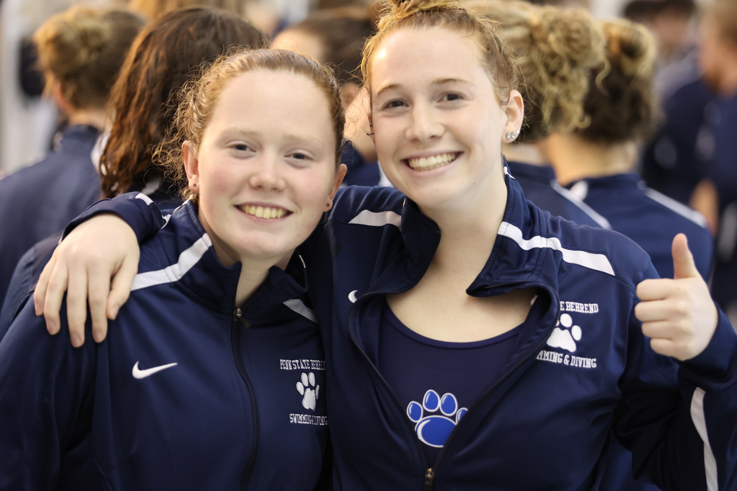 Women's Swimming and Diving Honors Seniors on Saturday Against Nazareth