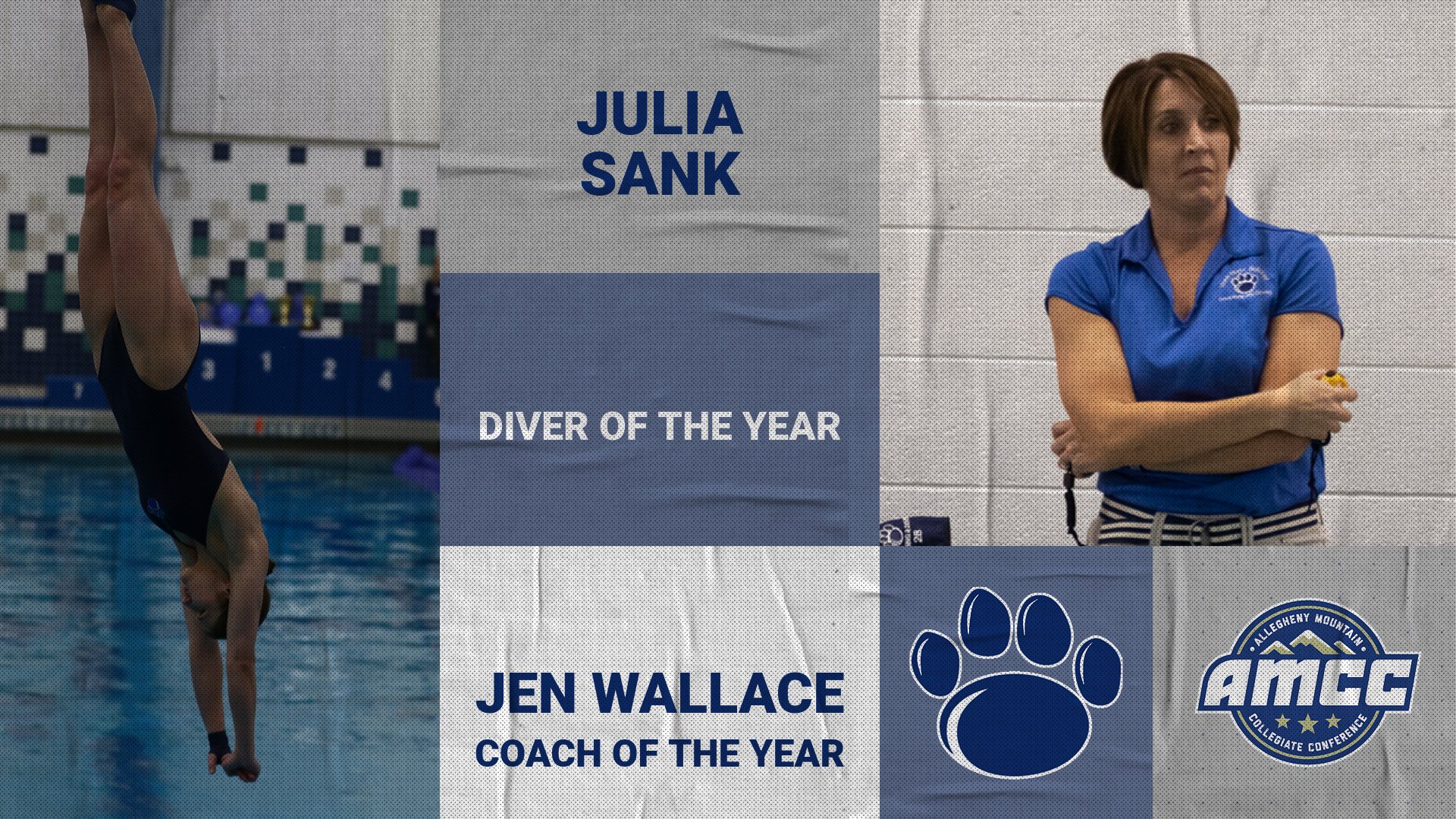 Seven Named All-AMCC; Sank Named Diver of the Year, Wallace Coach of the Year