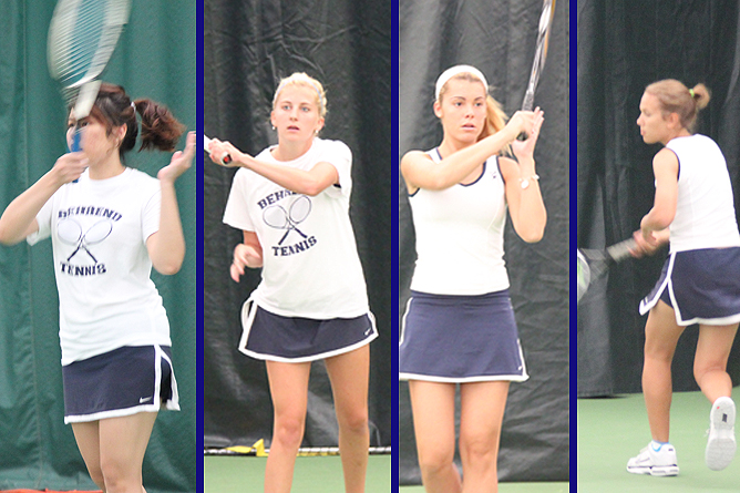 Four Named to All-AMCC Women's Tennis Team