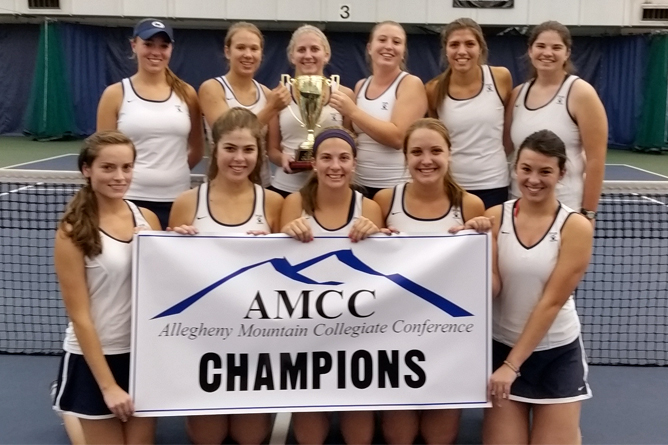Women's Tennis Captures AMCC Championship