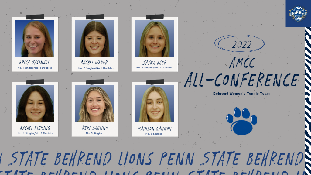 Six Named to All-AMCC Women's Tennis Team