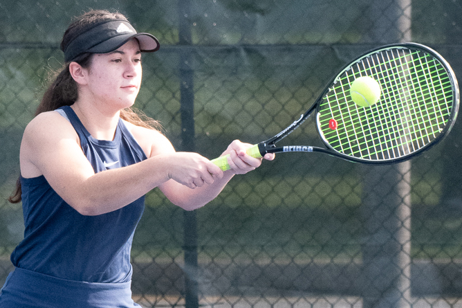 Alfred Holds Off Women's Tennis