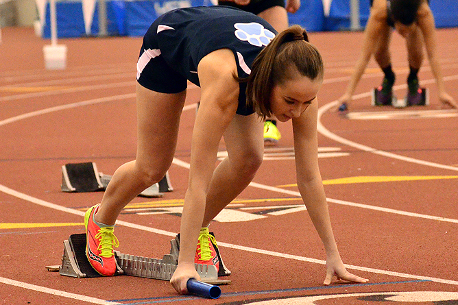 Women's Track and Field Compete in Toy Drive Invite