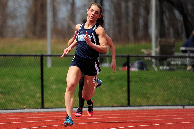Women's Track and Field Takes Third at Quad Meet
