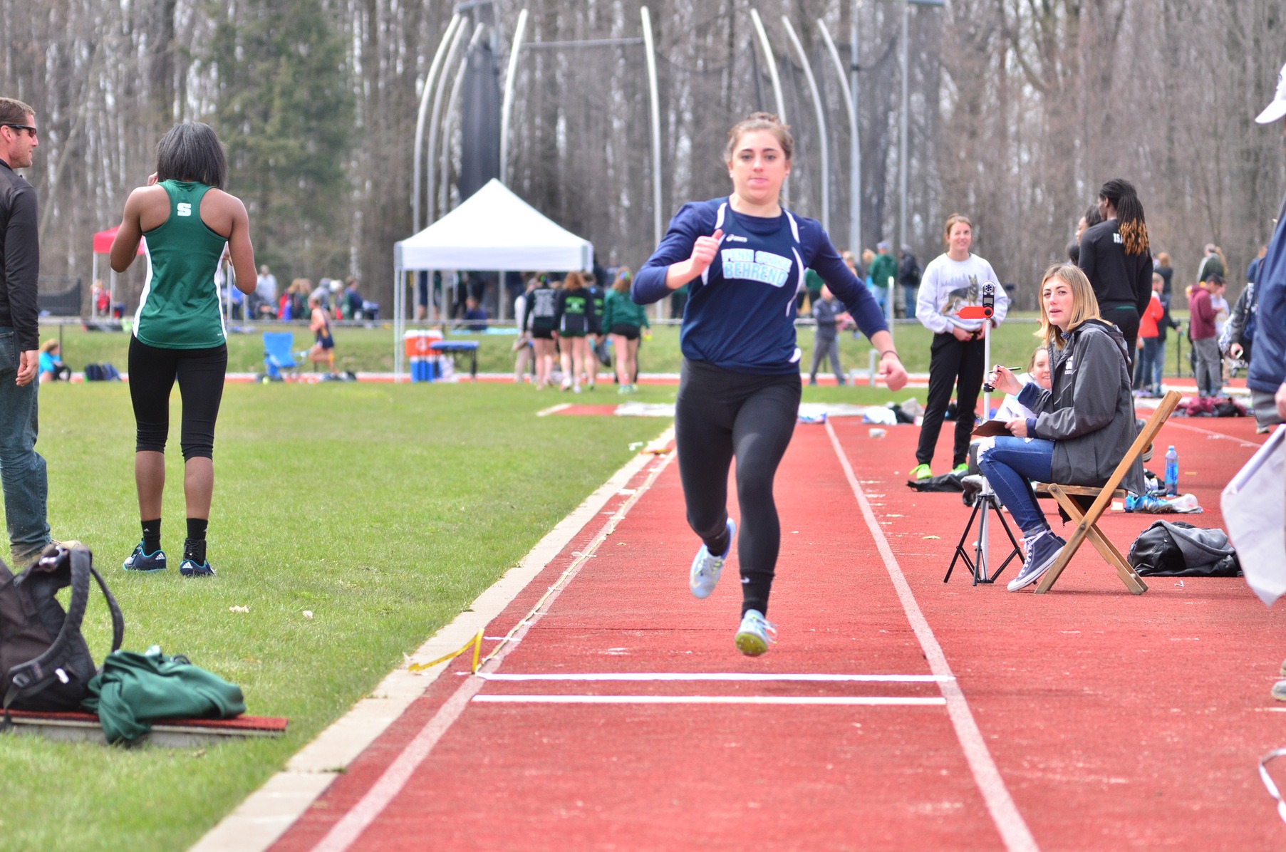 Yenchik Breaks Two School Records on Day One of CSAC Championships