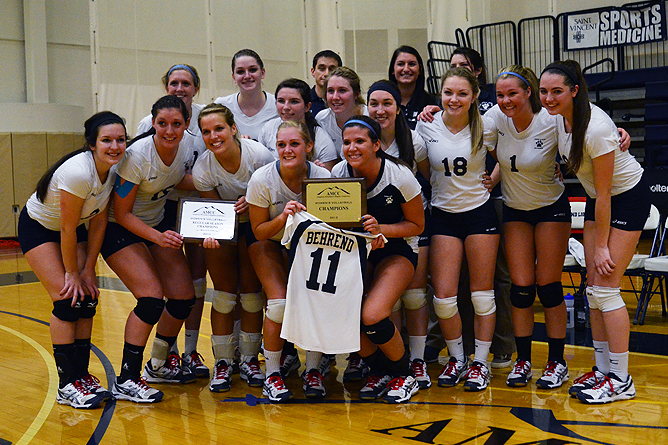 Women's Volleyball Wins Third AMCC Title