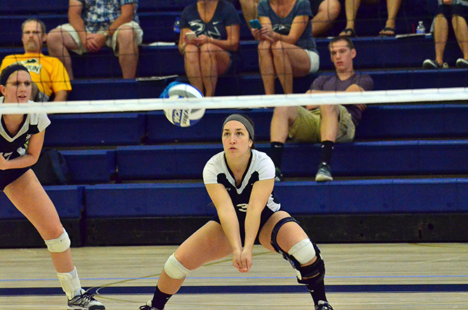 Women's Volleyball Defeats Alfred and D'Youville at St. John Fisher Tournament