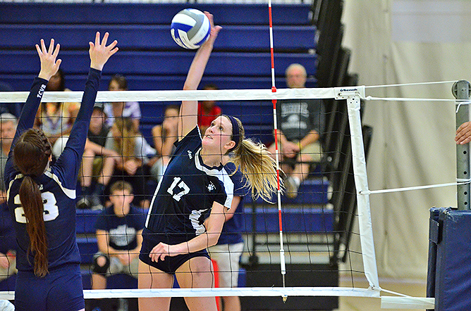 Women's Volleyball Downs St. John Fisher; Scurpa, Snyder Named All-Tournament Team