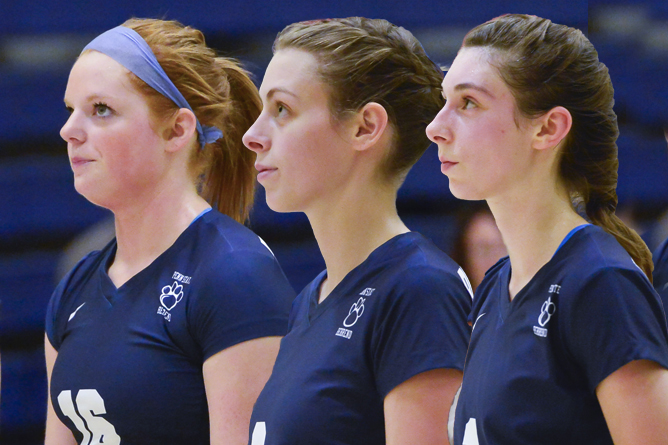 Saunders Named AMCC Player of the Year; Three Selected All-Conference