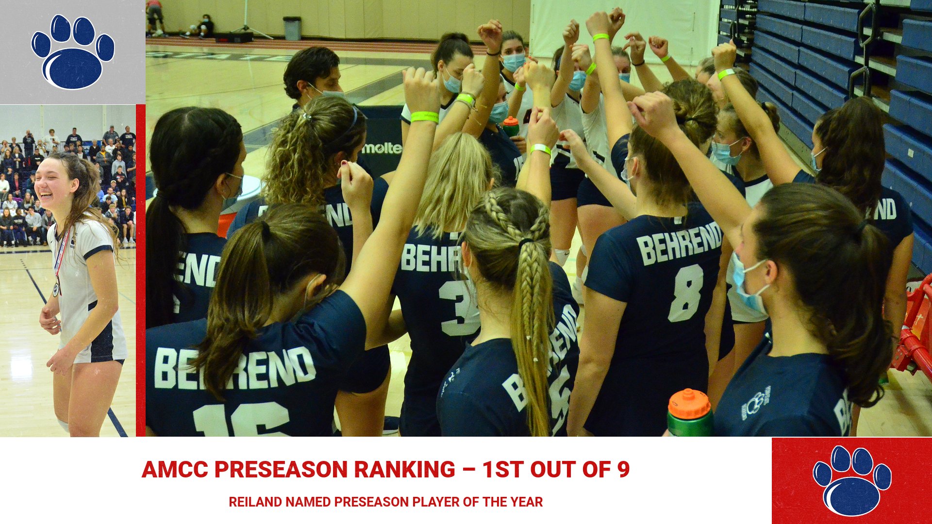 Behrend Women's Volleyball First in AMCC Preseason Poll