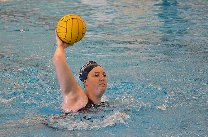 Women's Water Polo Sets Win Record; Defeats Monmouth, 15-7
