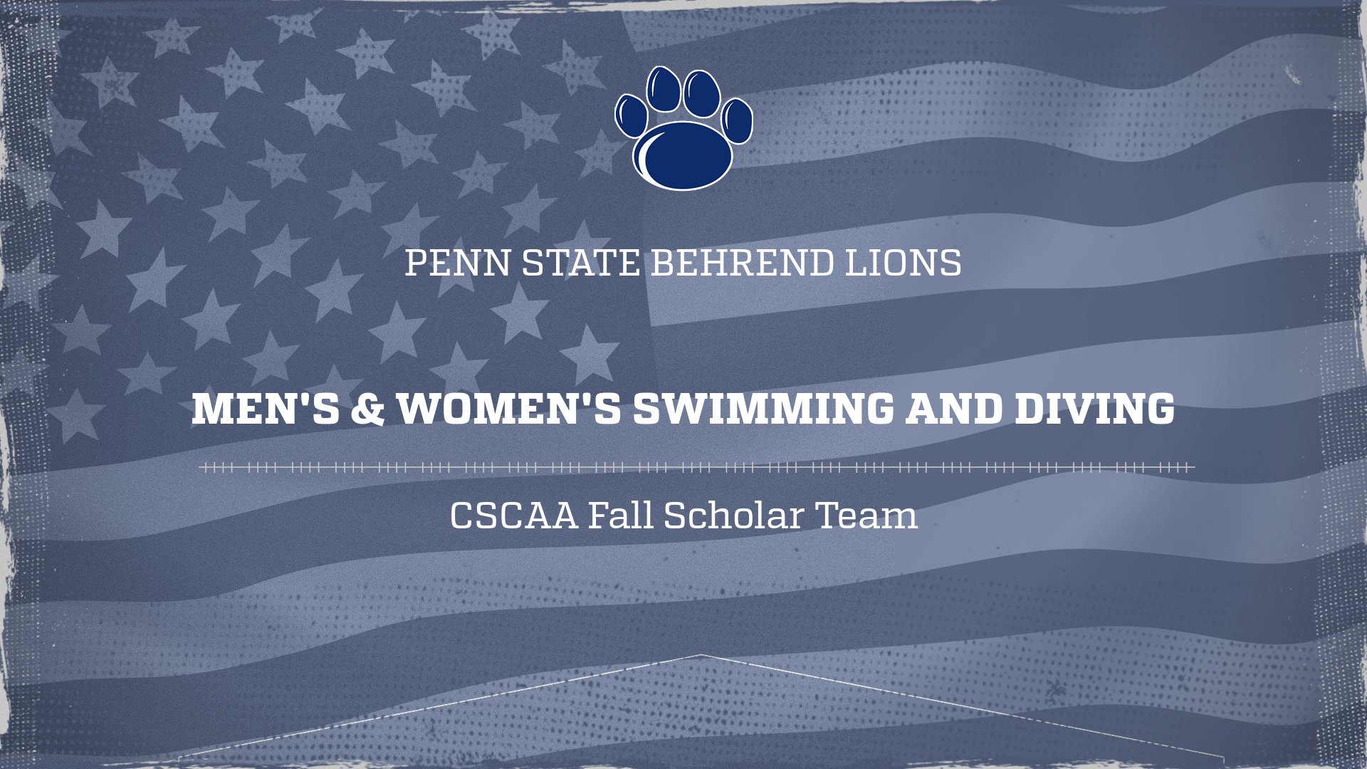 Swimming & Diving Named Fall Scholar All-American Teams